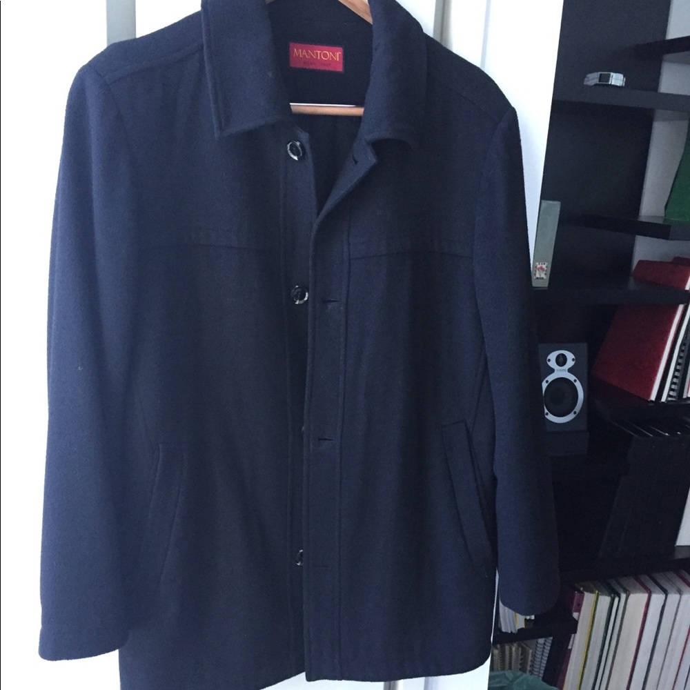 Mantoni Men’s wool/cashmere blend coat 38